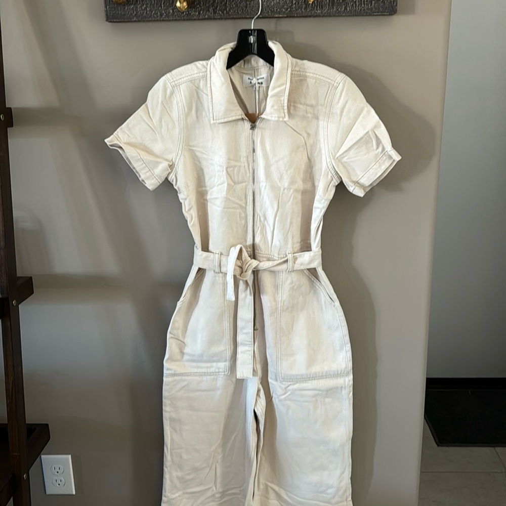 Reformation Jeans Cassidy Demin Jumpsuit